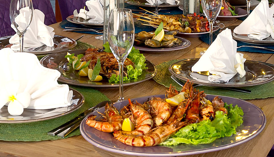 Villa Asta - Seafood feast